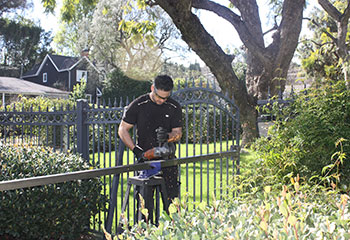 Steel Gate Installation - Carson